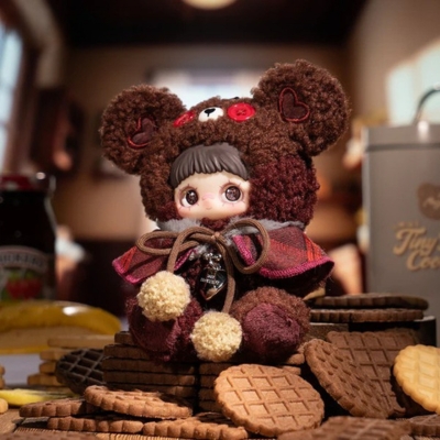 Maymei Tiny Bear Cookie Series Plush Keychain Blind Box
