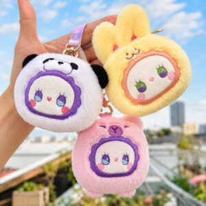 Emma Rua Rua Zoo Scented Plush Keychain Blind Box