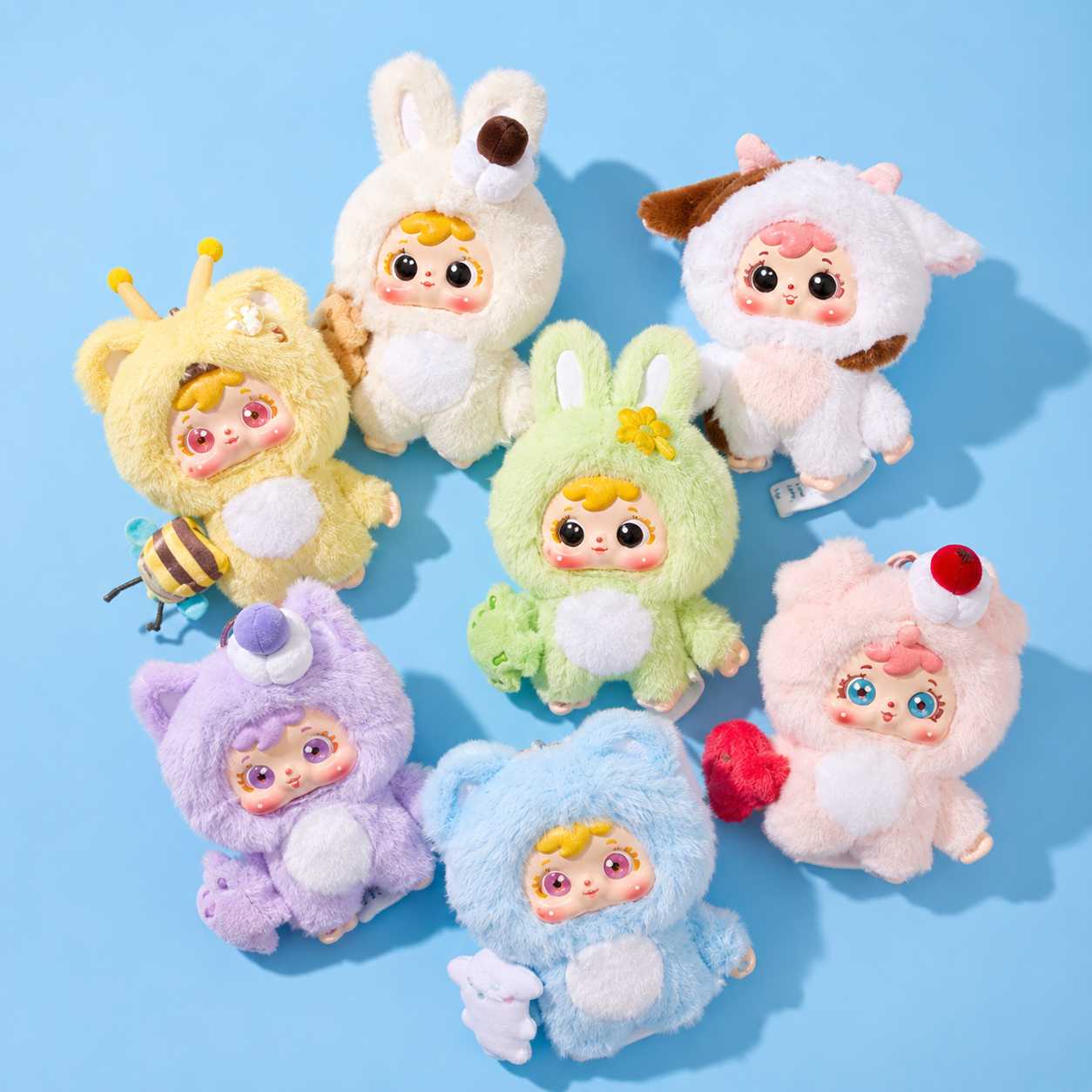 Hug Ice Cream Cute Pet Plush Pendant