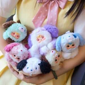 Lying Puppy Plush Pendant