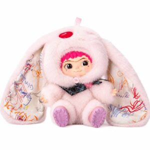 Wakuku Sweet Heart Rabbit Vinyl Plush Doll Pendant
